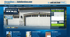 Desktop Screenshot of garagedoorandgateservices.com